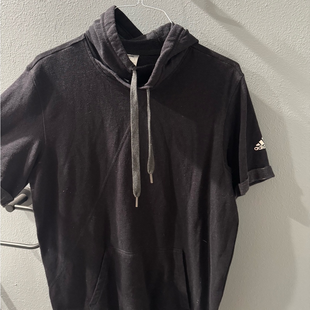 Adidas Black Hoodie T-Shirt